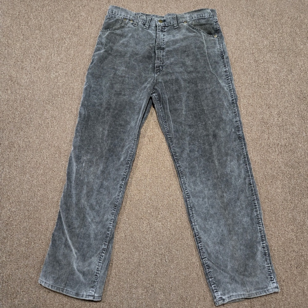 Vintage OshKosh Corduroy Pants‎ Mens 38x32 Gray Made in USA Streetwear Skater